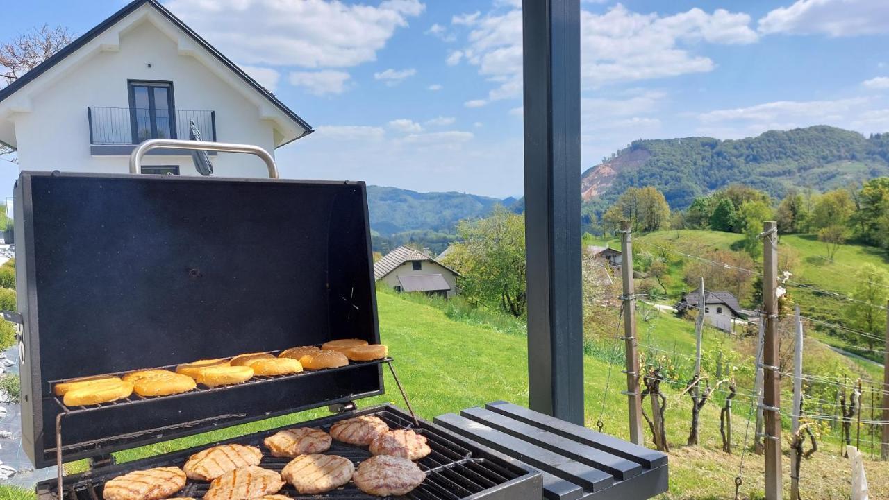 Tanja S Holiday Home In Nature With Sauna And Hot Tub Gorica pri Slivnici 外观 照片